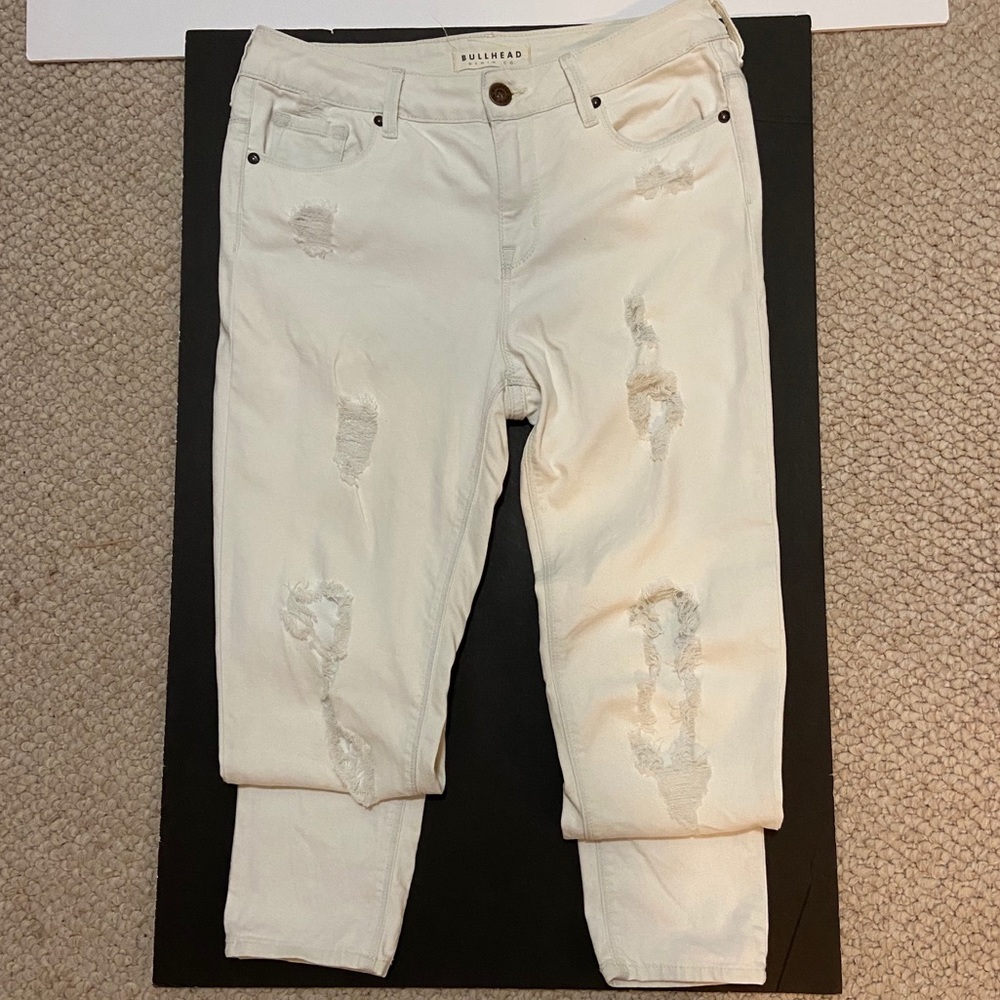 Pacsun Bullhead Highrise Distressed Skinny Jeans 9